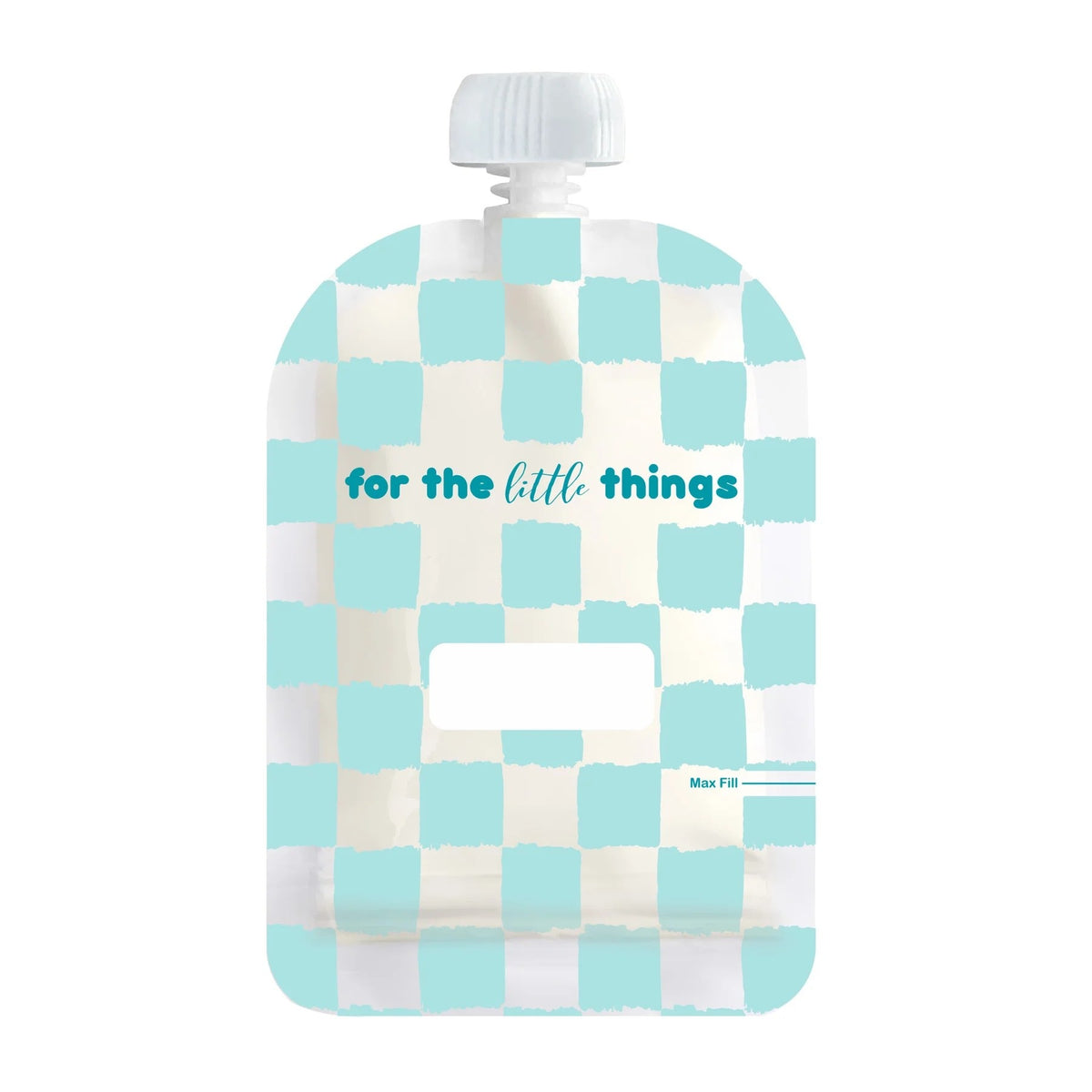 Reusable Food Pouch 150ml - Checkmate Bubblegum (5 Pack)