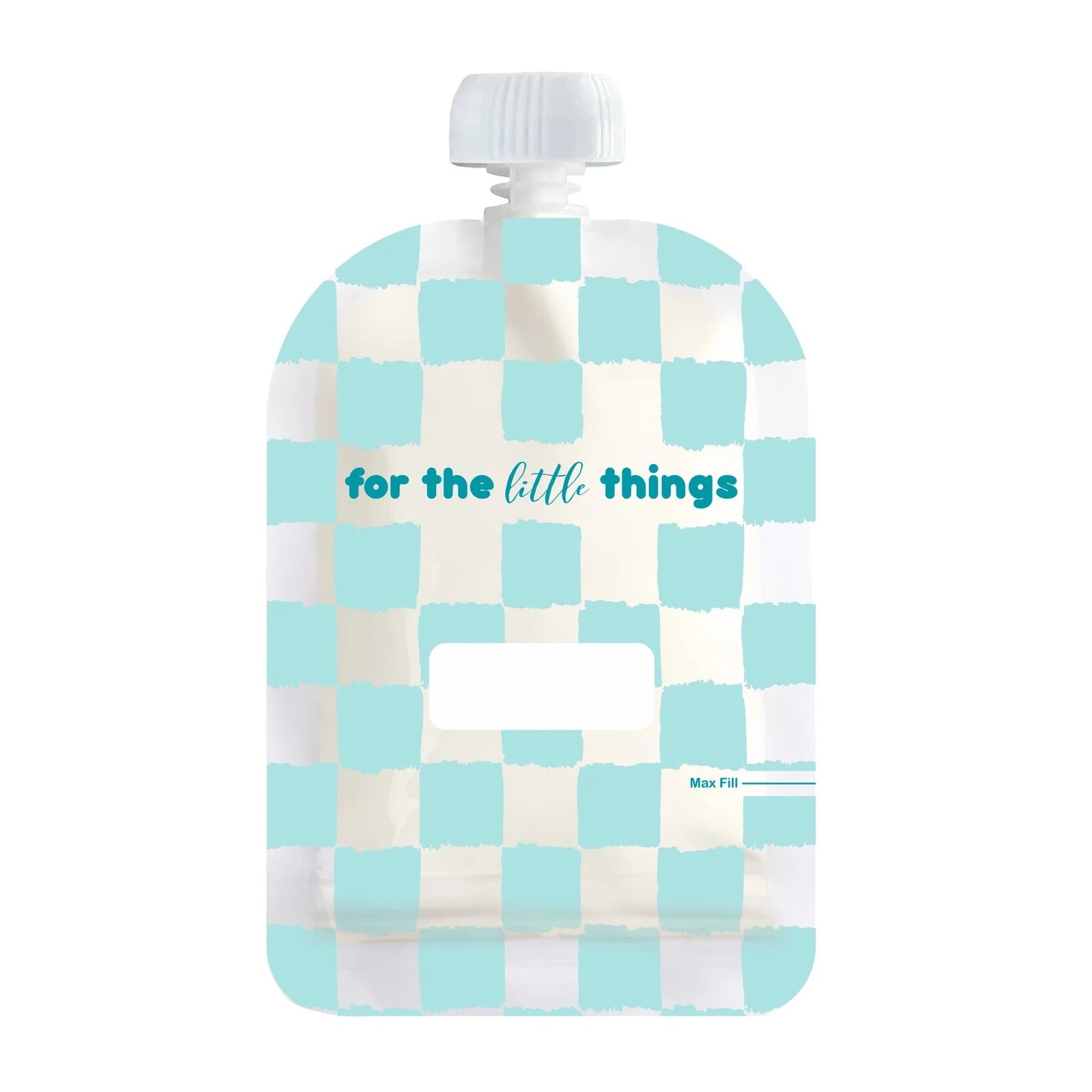 Reusable Food Pouch 150ml - Checkmate Bubblegum (5 Pack)