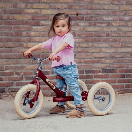 Steel 2 in 1 Trybike (Vintage Red)