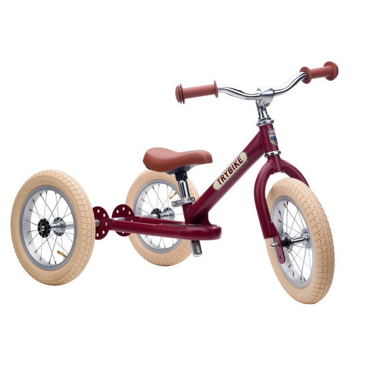 Steel 2 in 1 Trybike (Vintage Red)