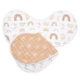 Classic Muslin Burpy Bibs 2 Pack - Keep Rising