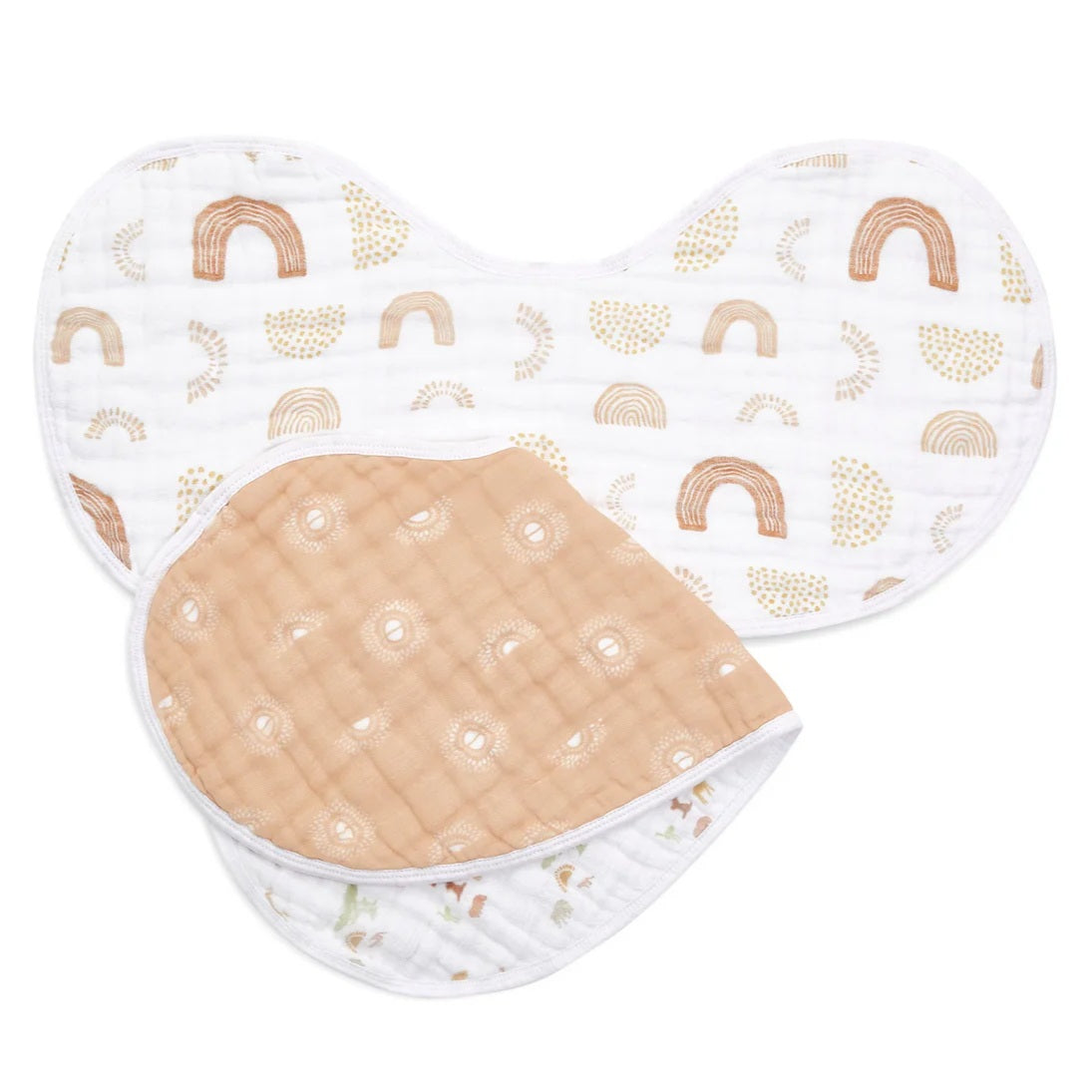 Classic Muslin Burpy Bibs 2 Pack - Keep Rising