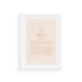 Original Zodiac A4 Print (Libra)