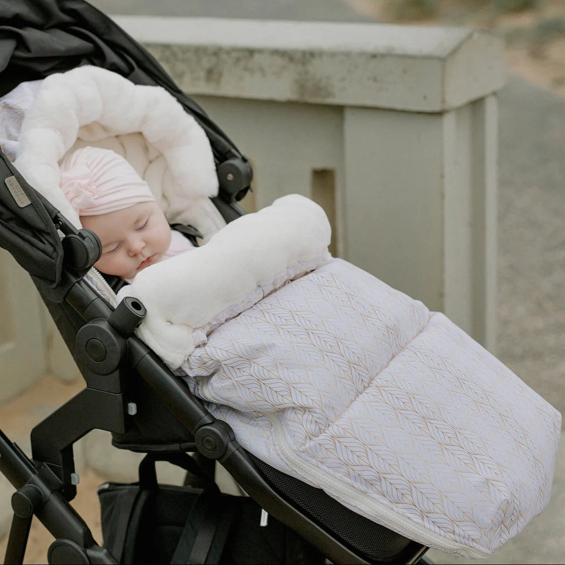 Nordic Footmuff - White Gold