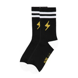 Black Bolts Skate Sock