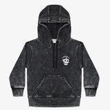 Black Wash Bones Skate Hood