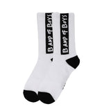 BOB White Skate Sock