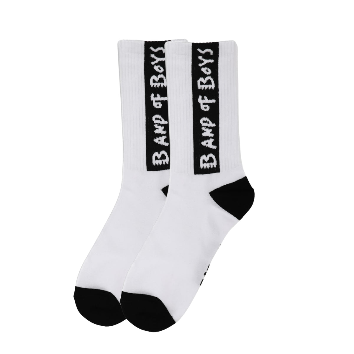 BOB White Skate Sock