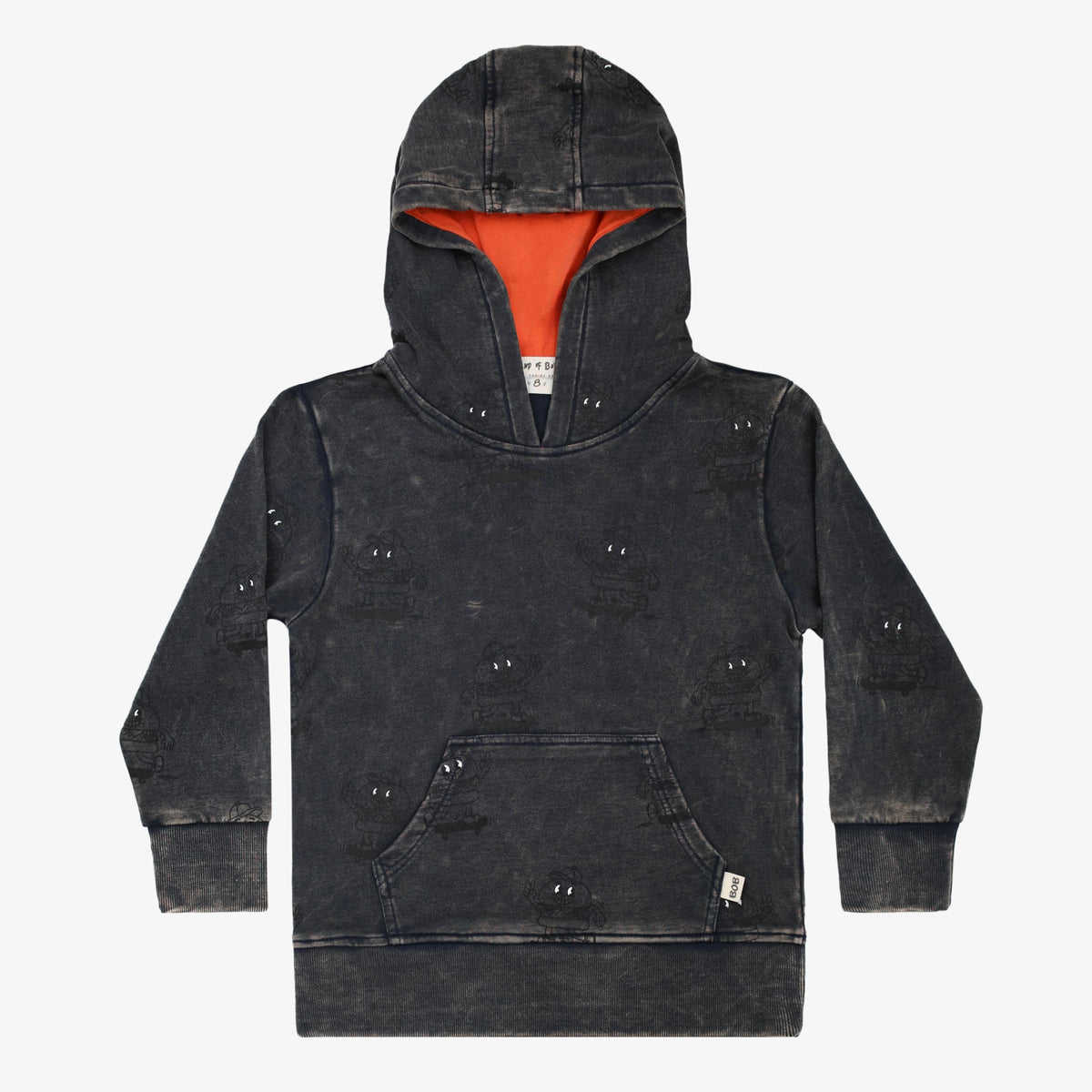 Navy Wash Burger Repeat Hood