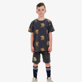 Navy Wash Burger Repeat Tee