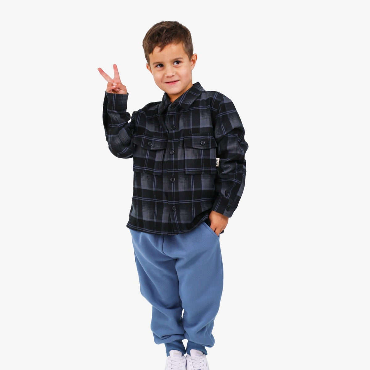 Smiley Check Shirt