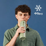 Insulated Flip Top Bottle 690ml (Spearmint)