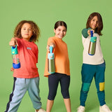 Insulated Sports Spout Bottle 500ml (Electric Jungle)