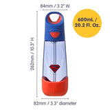 Tritan Drink Bottle 600ml (Superman)