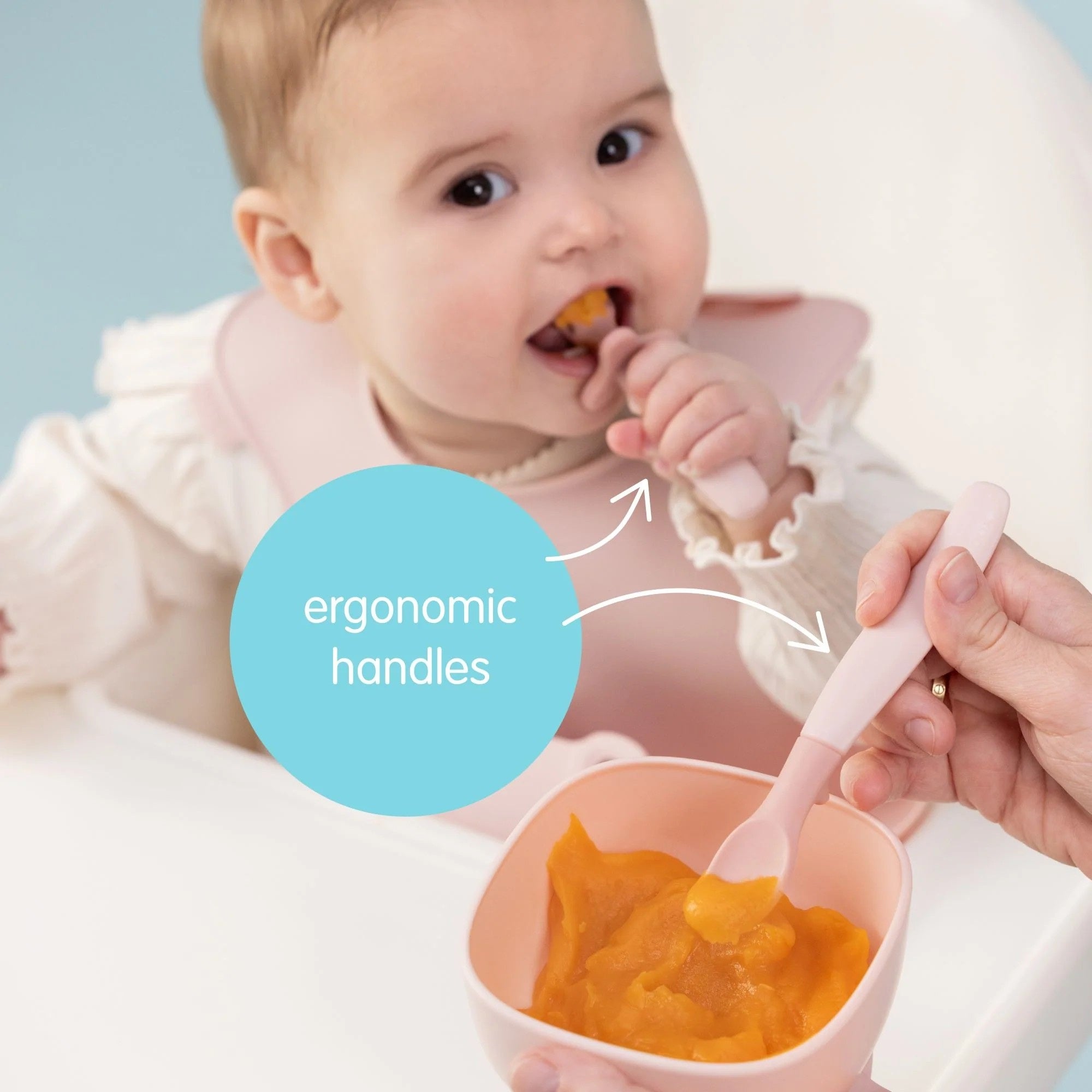 Weaning Cutlery Trio (Blush)