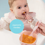Weaning Cutlery Trio (Sage)