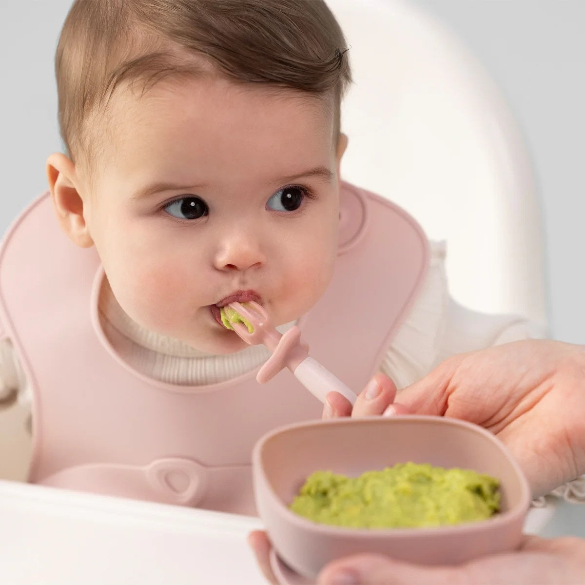 Weaning Cutlery Trio (Sage)