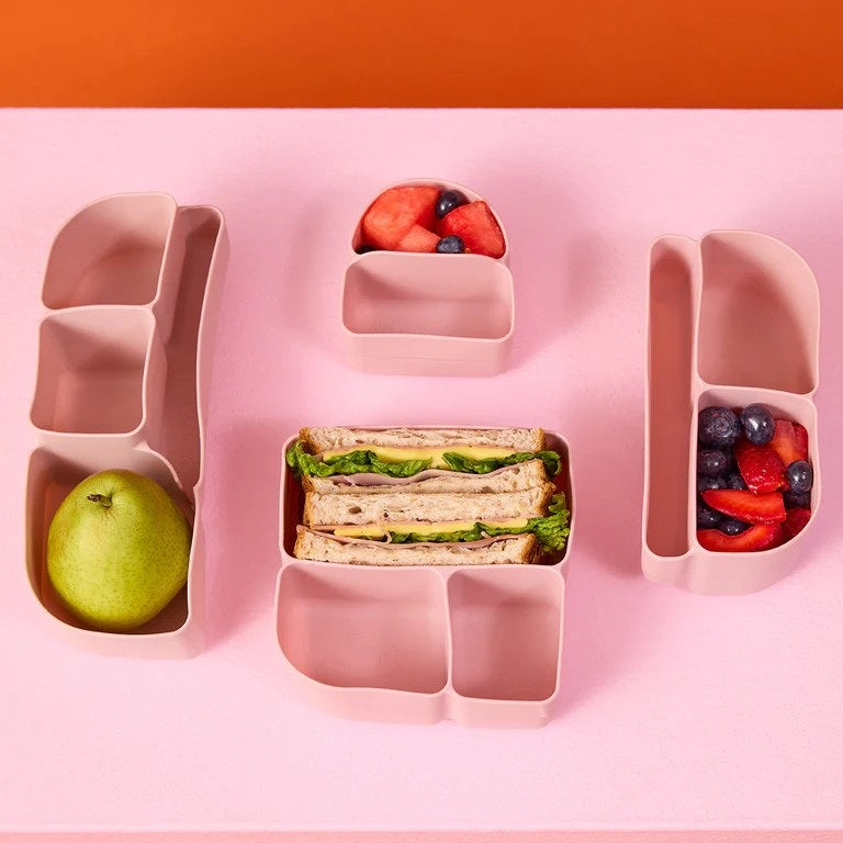 Silicone Mini Bento Tray (Berry)