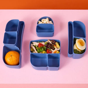 Silicone Mini Bento Tray (Ocean)