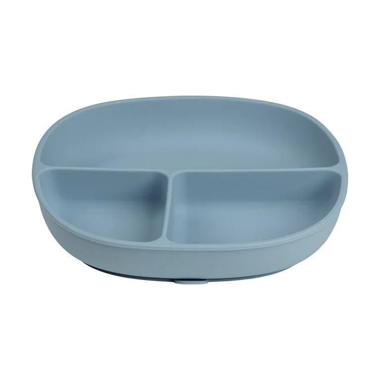 Silicone Plate & Lid (Ocean)
