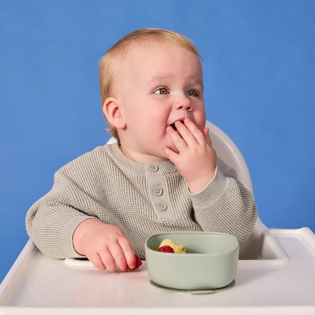 Suction Bowl Duo (Sage)