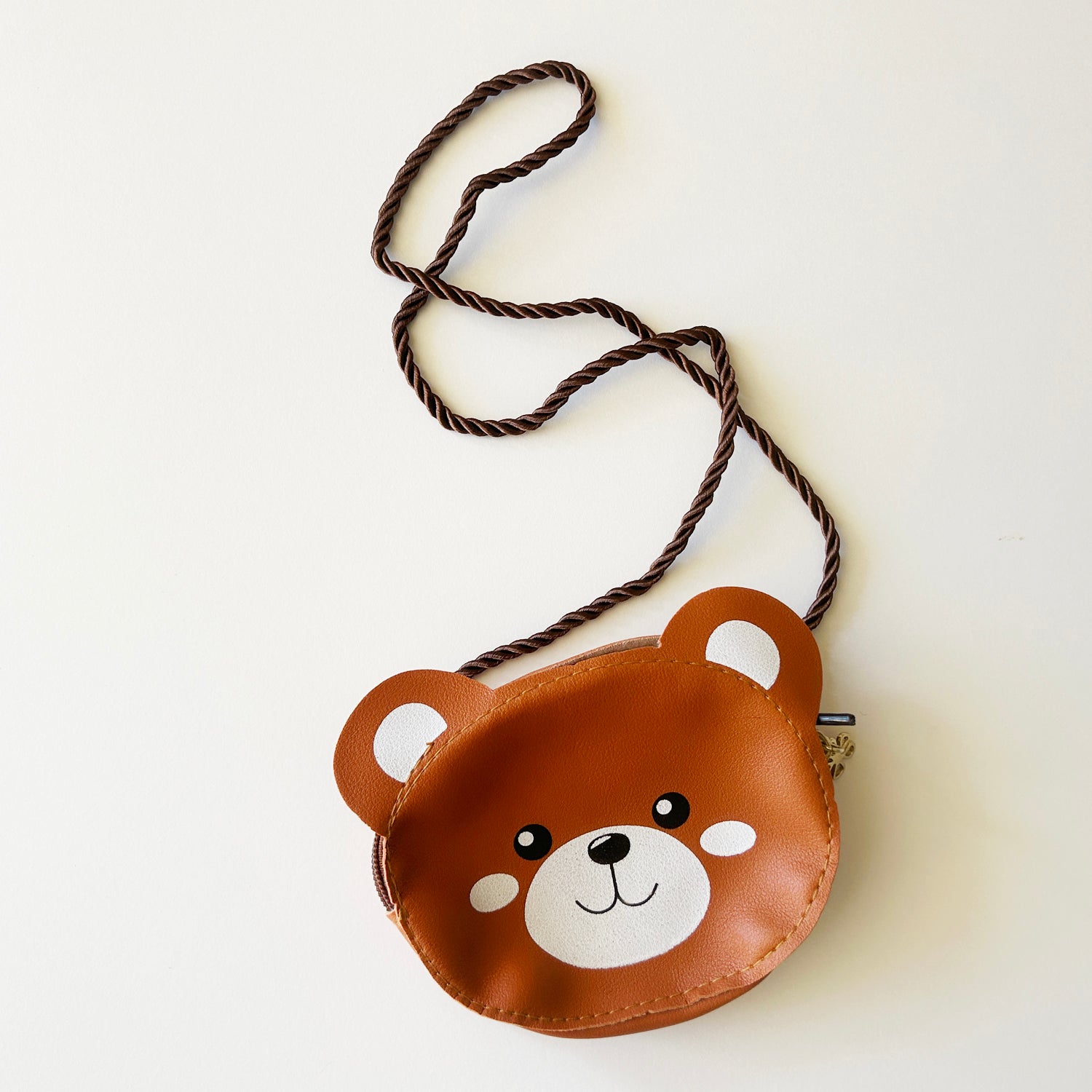 Tan Bear Bag