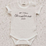 My First Christmas Bodysuit (White)