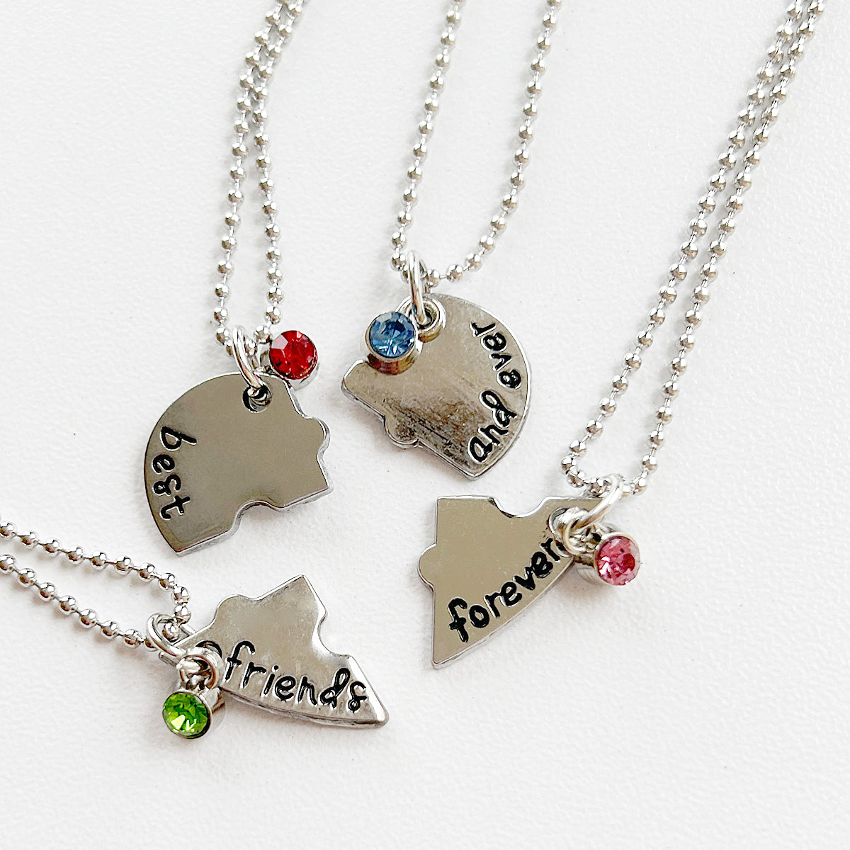 Four Part Best Friends Necklace
