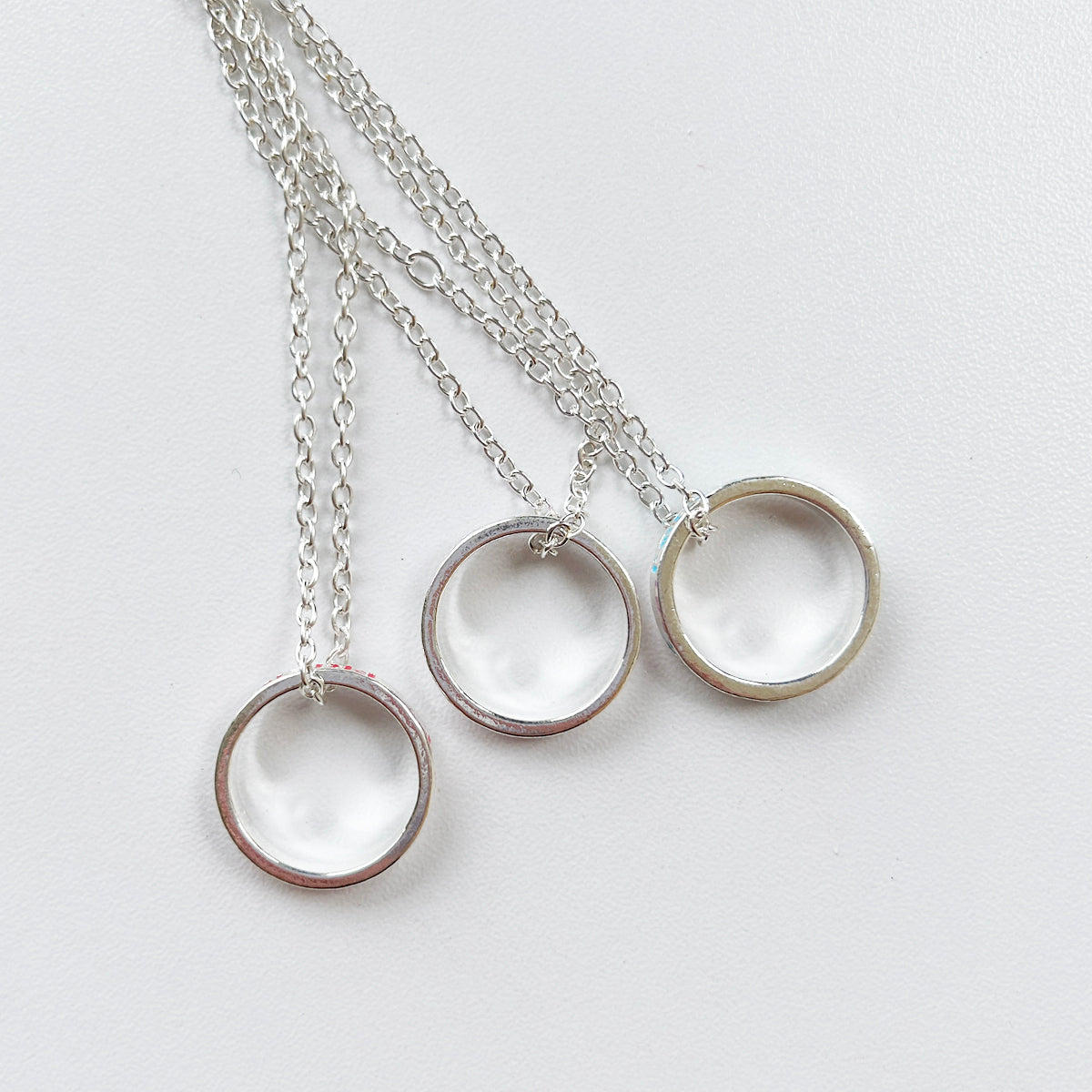 Triple Ring Best Friends Necklace