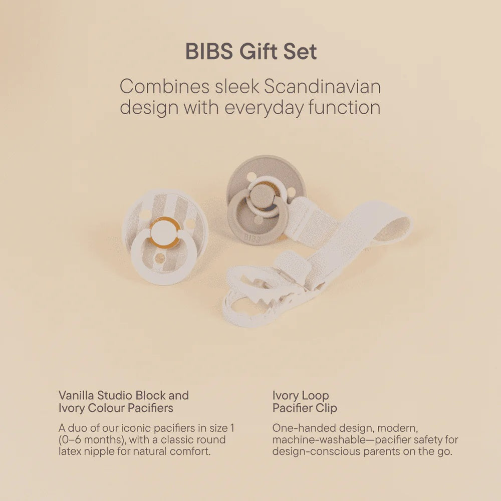 Dummy & Loop Clip Gift Set (Ivory)