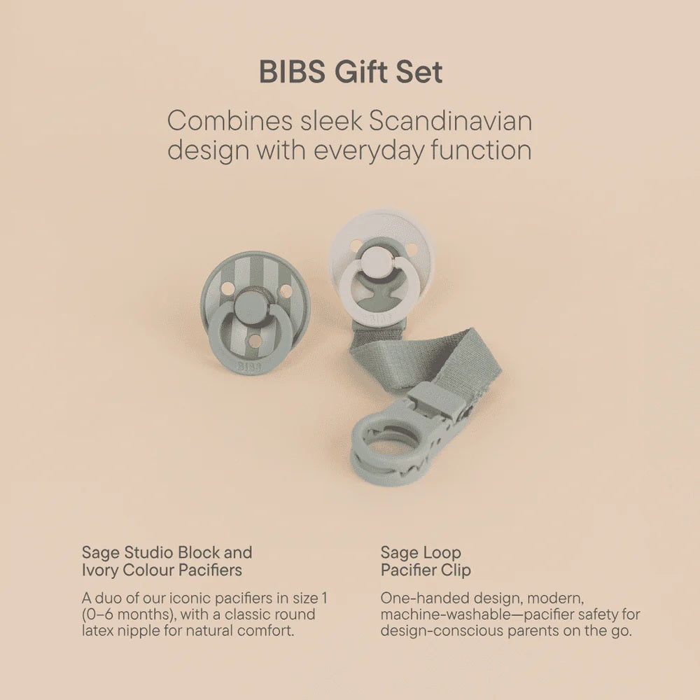 Dummy & Loop Clip Gift Set (Sage)