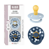 Bibs Studio Polka Pack (Baby Blue/Steele Blue)