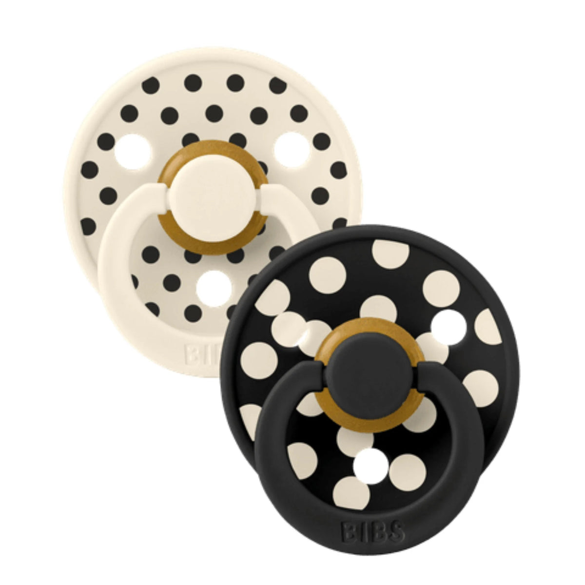 Bibs Studio Polka Pack (Ivory/Black)