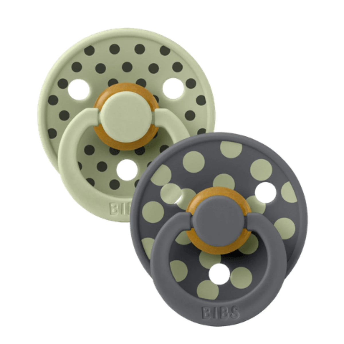 Bibs Studio Polka Pack (Sage/Iron)