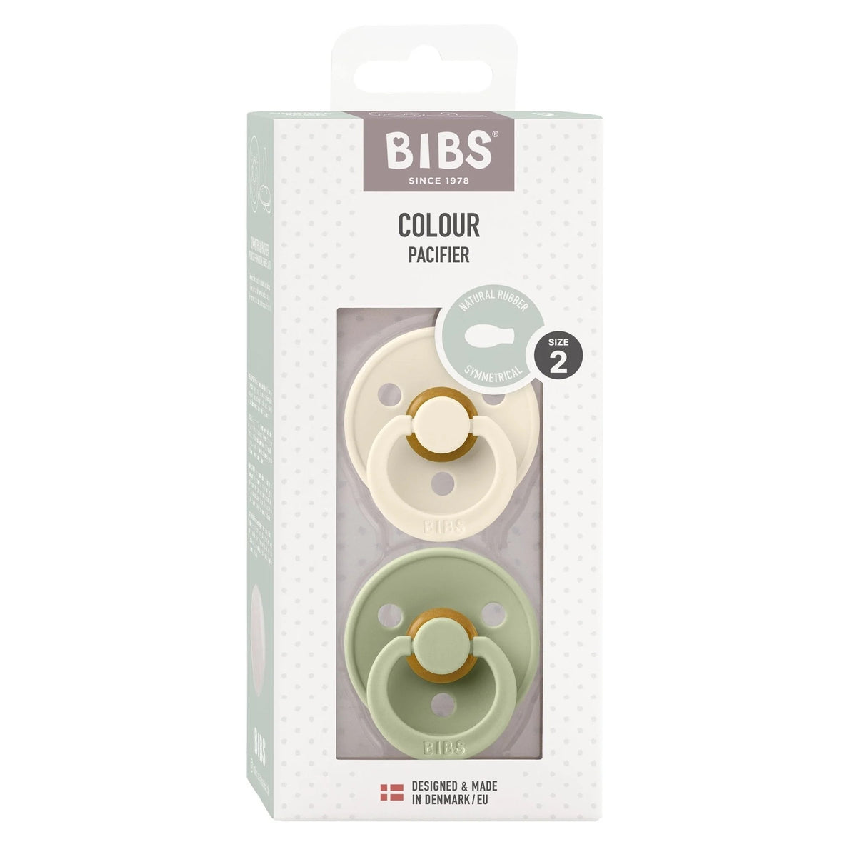 Bibs Double Symmetrical Pack (Ivory/Sage)