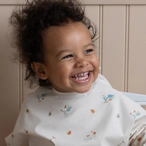 Sleeved Bib (Sea Garden)