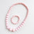 Candy Necklace & Bracelet (Light Pink)