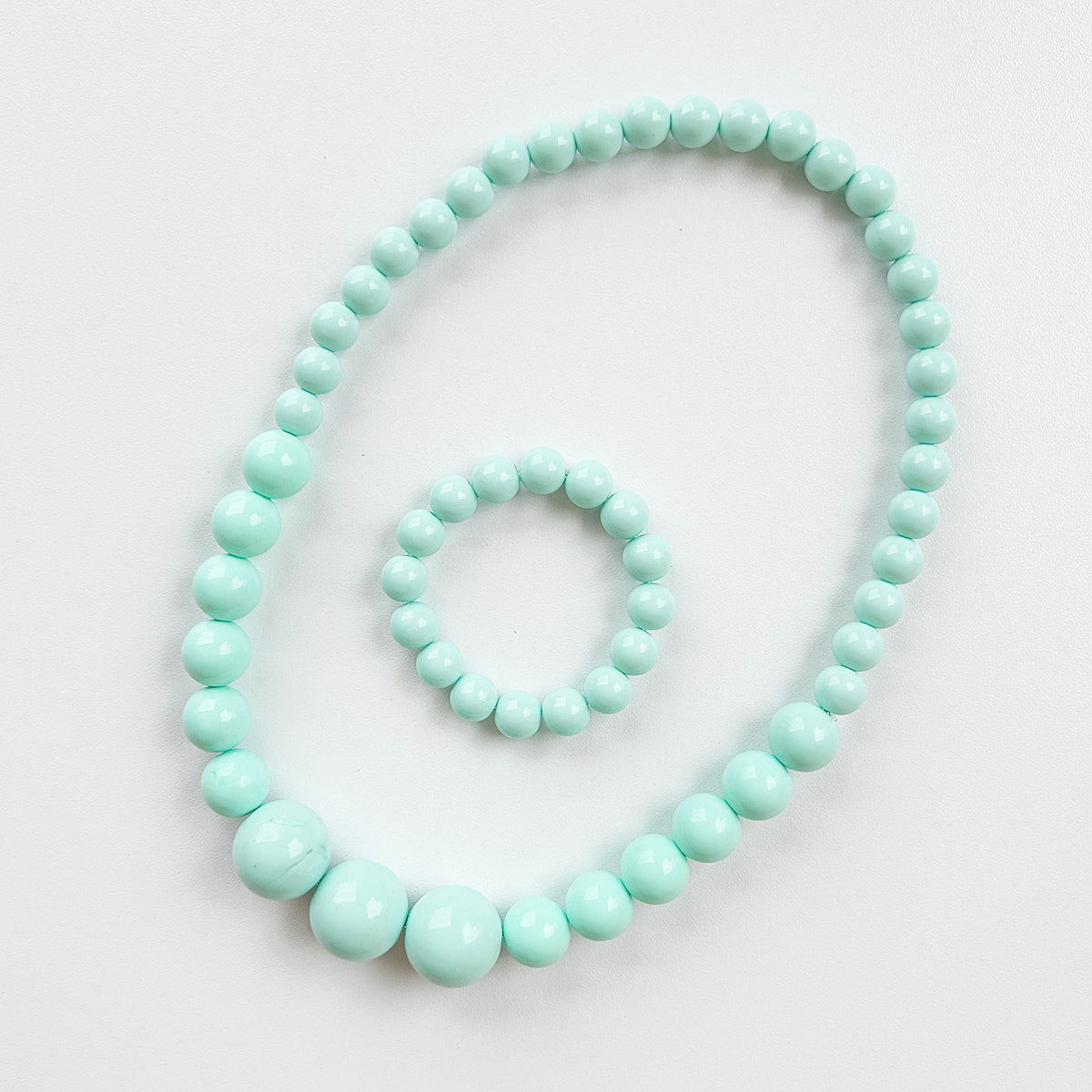 Candy Necklace & Bracelet (Mint)