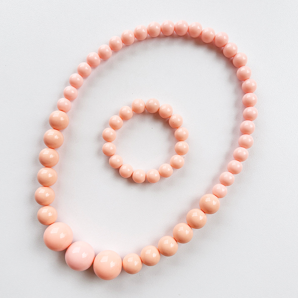 Candy Necklace & Bracelet (Peach)