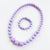 Candy Necklace & Bracelet (Purple)