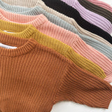 Chunky Cotton Knit Jumper (Latte)