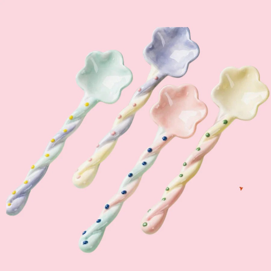 Sensory Swirl Spoon And Bowl Set - Pink