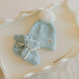 Baby Knit Beanie (Traditional Blue)