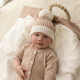 Baby Knit Beanie (Biscotti)