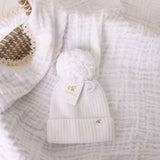 Baby Knit Beanie (Milk)