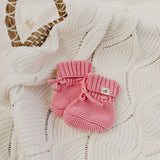 Baby Knit Booties (Rossewater)