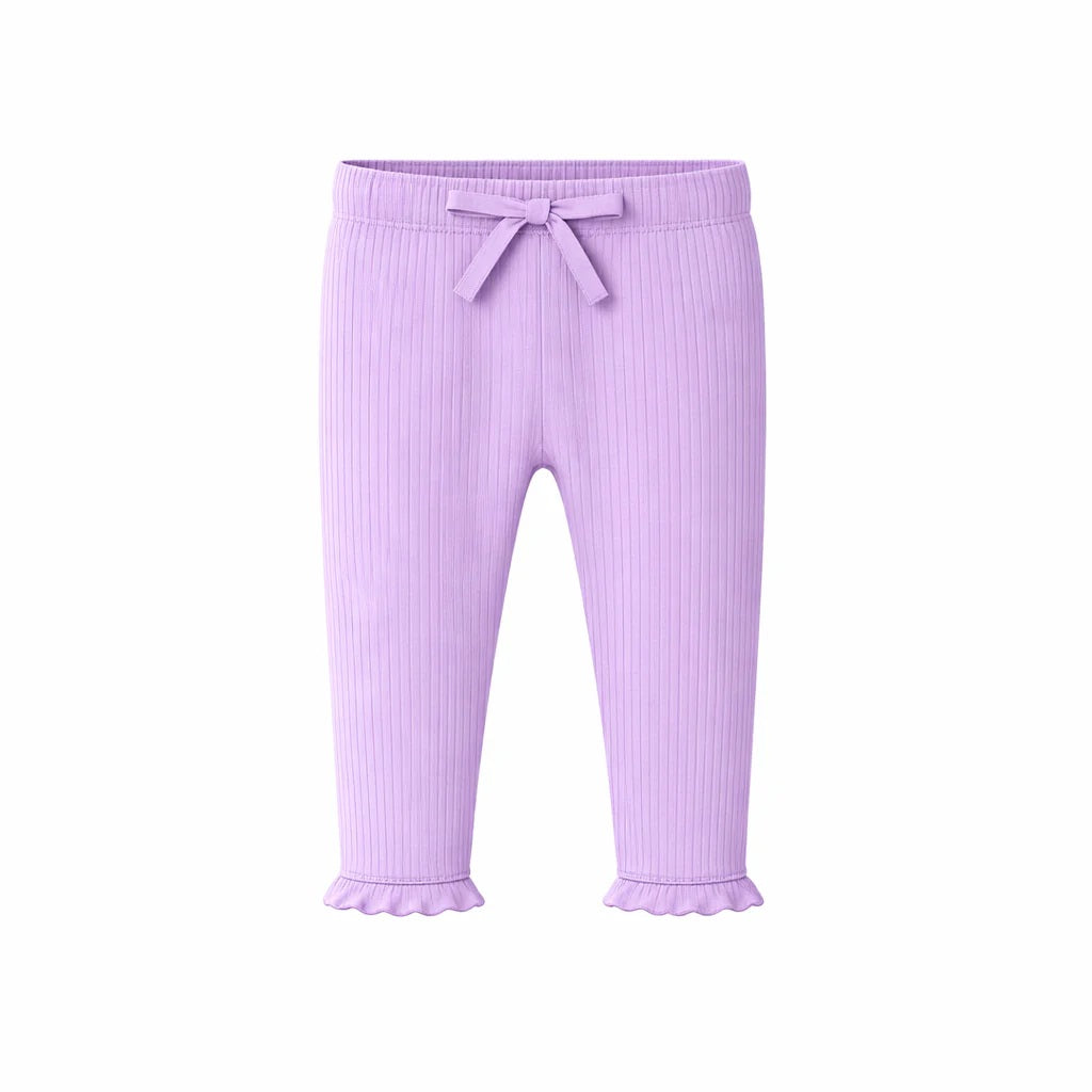 Lilac Ribbed Legging