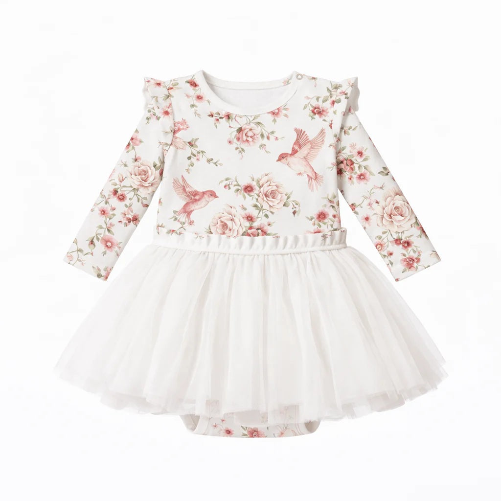 Rose Garden Onesie Tutu Dress
