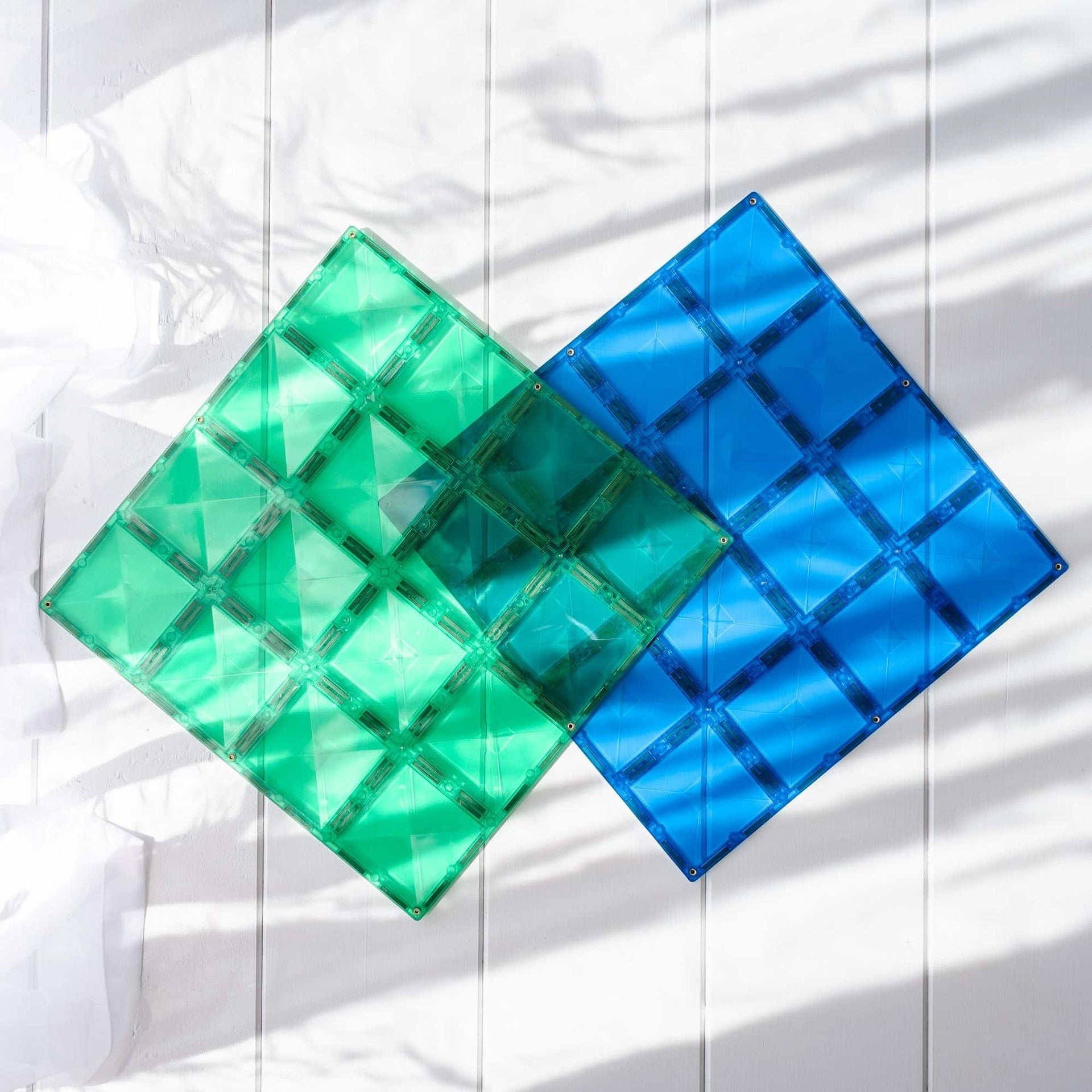 Rainbow Blue & Green Base Plate 2 Piece