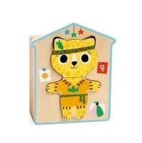 Animal Dressup Mix 18 Piece Wooden Puzzle Set